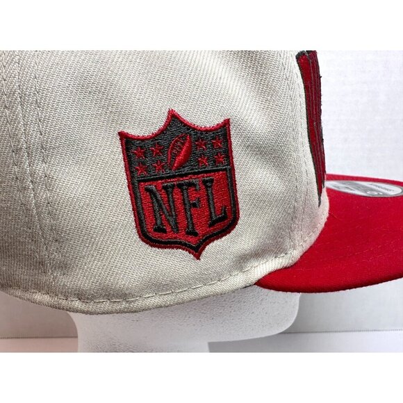 Tampa‎ Bay Buccaneers New Era 9Fifty Snapback Hat Cap Cream and Red - Picture 11 of 16